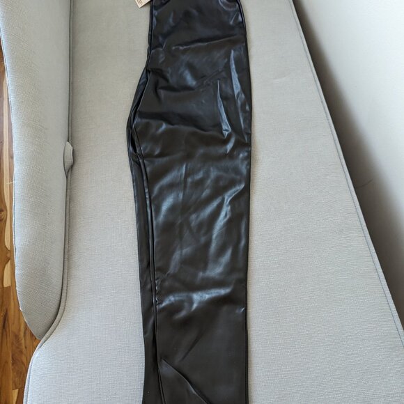 Faux Black Leather Leggings NEW!!! - Picture 3 of 3